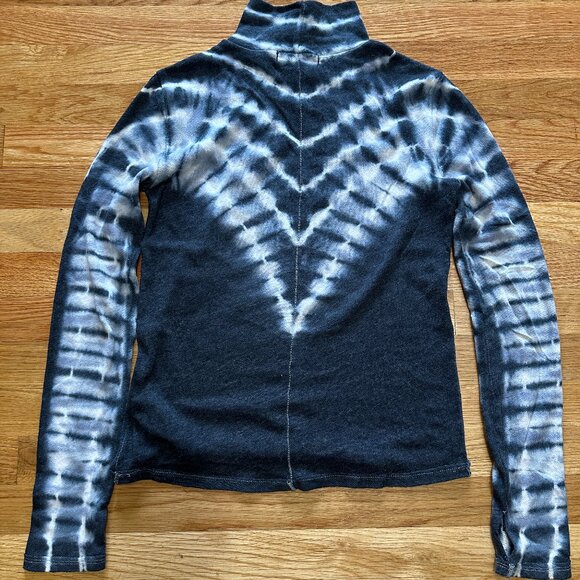We The Free Psychedelic Tie-Dye Turtleneck Top - Picture 5 of 7